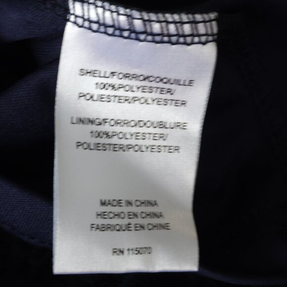 Nina Leonard Navy Blue Lace Dress, Plus size 3X - Picture 14 of 16